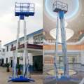 mobile two man aluminum platform form 4m to 14m